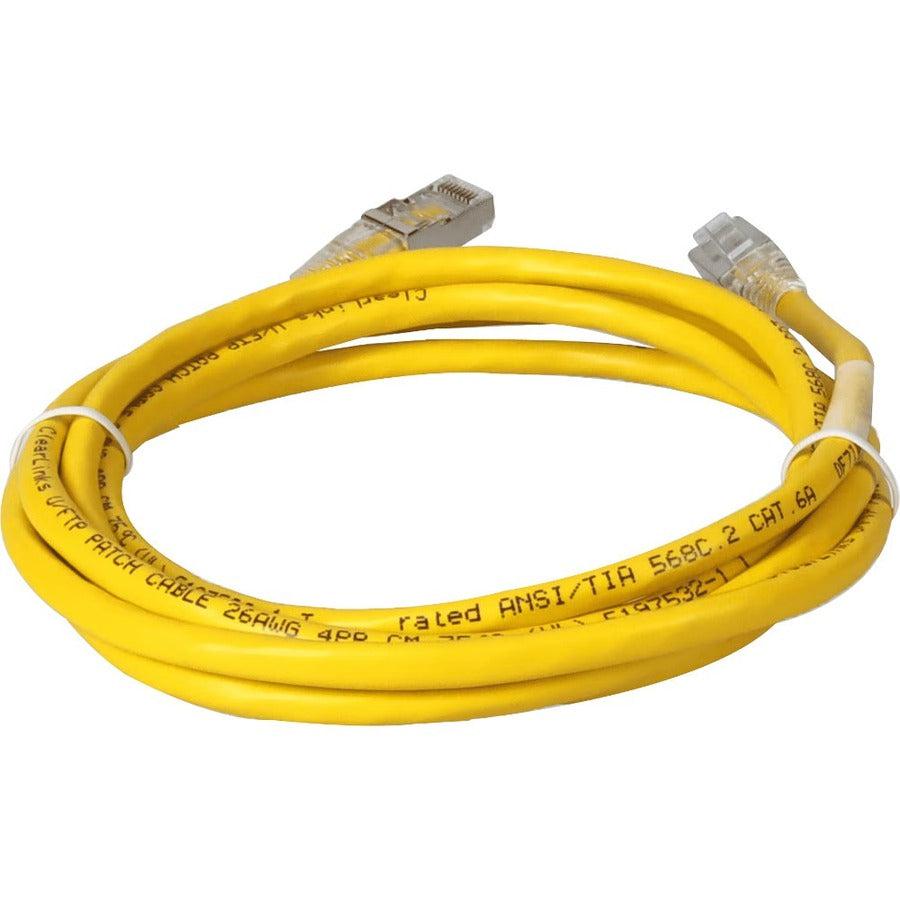 AddOn Cat.6a STP Patch Network Cable ADD-1FCAT6AS-YW