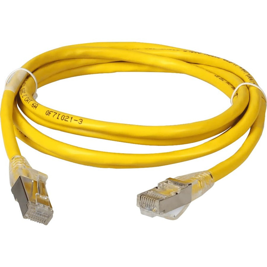 AddOn Cat.6a STP Patch Network Cable ADD-1FCAT6AS-YW
