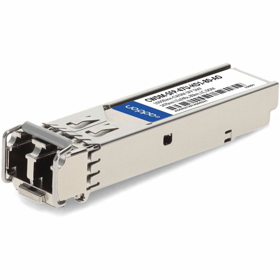 AddOn Cisco CWDM-SFP-47U-HD1-80 Compatible TAA Compliant 1000Base-CWDM SFP Transceiver CWDM-SFP-47U-HD1-80-AO