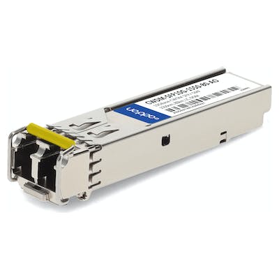 AddOn Cisco CWDM-SFP10G-1550-80 Compatible TAA Compliant 10GBase-CWDM SFP+ Transceiver (SMF, 1550nm, 80km, LC, DOM) CWDM-SFP10G-1550-80-AO