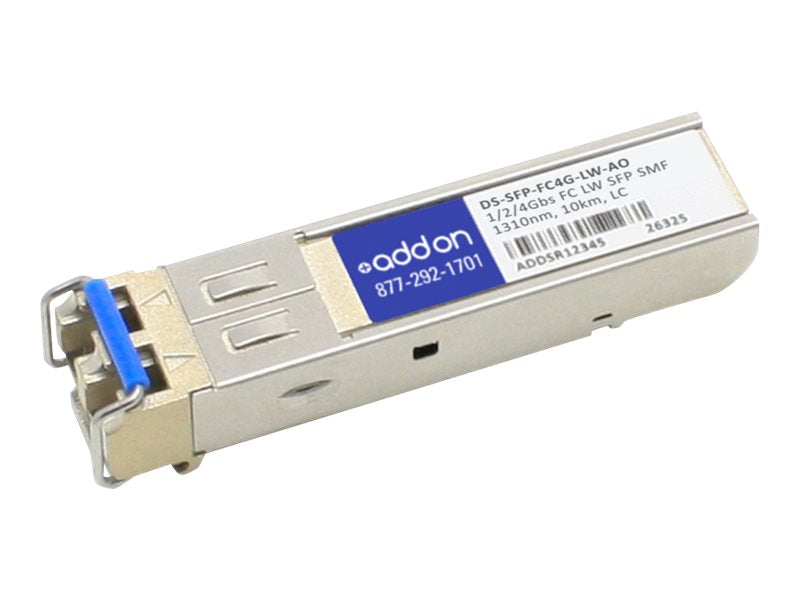 AddOn Cisco DS-SFP-FC4G-LW Compatible SFP Transceiver - SFP (mini-GBIC) transceiver module - 2Gb Fibre Channel (LW),