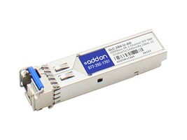 AddOn Cisco GLC-2BX-U Compatible TAA Compliant 1000Base-BX 2-Channel SFP Transceiver (SMF, 1310nmTx/1490nmRx, 10km, LC) GLC-2BX-U-AO