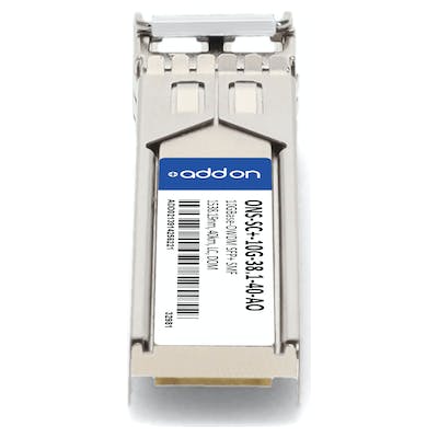 AddOn Cisco ONS ONS-SC+-10G-38.1 Compatible TAA Compliant 10GBase-DWDM 100GHz SFP+ Transceiver (SMF, 1538.19nm, 40km, LC, DOM) ONS-SC+-10G-38.1-40-AO