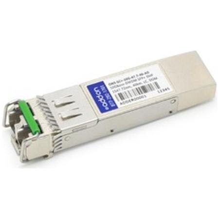 AddOn Cisco ONS ONS-SC+-10G-47.7 Compatible TAA Compliant 10GBase-DWDM 100GHz SFP+ Transceiver (SMF, 1547.72nm, 40km, LC, DOM) ONS-SC+-10G-47.7-40-AO