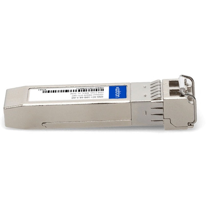 AddOn Cisco ONS ONS-SC+-10G-58.1 Compatible TAA Compliant 10GBase-DWDM 100GHz SFP+ Transceiver (SMF, 1558.17nm, 80km, LC, DOM) ONS-SC+-10G-58.1-AO