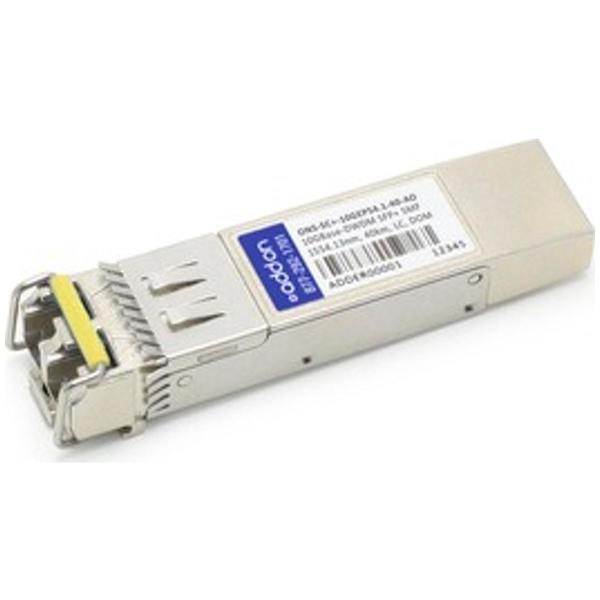 AddOn Cisco ONS ONS-SC+-10GEP54.1 Compatible TAA Compliant 10GBase-DWDM 100GHz SFP+ Transceiver (SMF, 1554.13nm, 40km, LC, DOM) ONS-SC+-10GEP54.1-40-AO