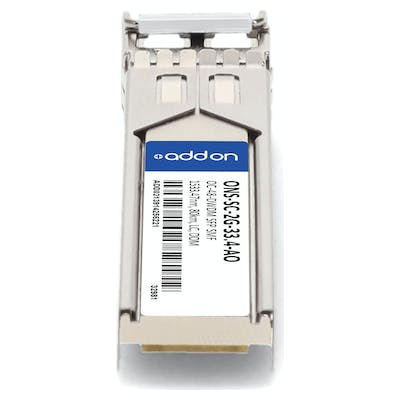AddOn Cisco ONS ONS-SC-2G-33.4 Compatible TAA Compliant OC-48-DWDM 100GHz SFP Transceiver (SMF, 1533.47nm, 80km, LC, DOM) ONS-SC-2G-33.4-AO