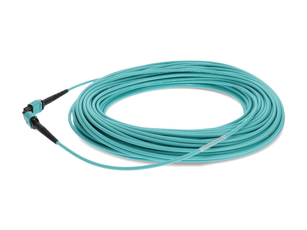 AddOn - Crossover cable - TAA Compliant - MPO/PC multi-mode (F) to MPO/PC multi-mode (F) - 17 m - fiber optic - 50 / 125