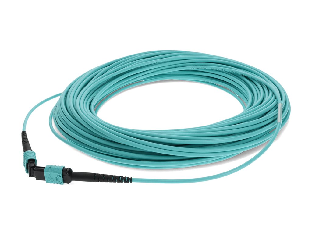 AddOn - Crossover cable - TAA Compliant - MPO/PC multi-mode (F) to MPO/PC multi-mode (F) - 17 m - fiber optic - 50 / 125