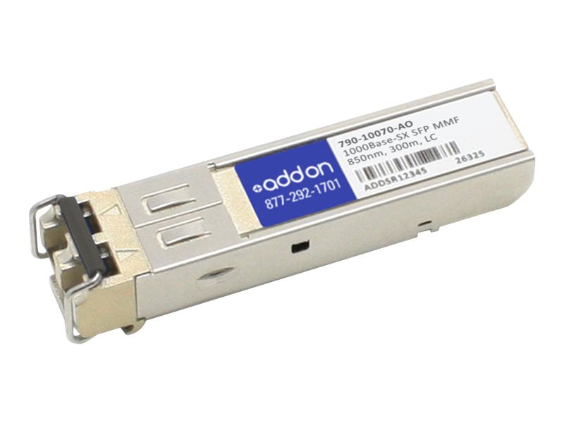 AddOn Dell 790-10070 Compatible SFP Transceiver - SFP (mini-GBIC) transceiver module - GigE - 1000Base-SX - 850 nm