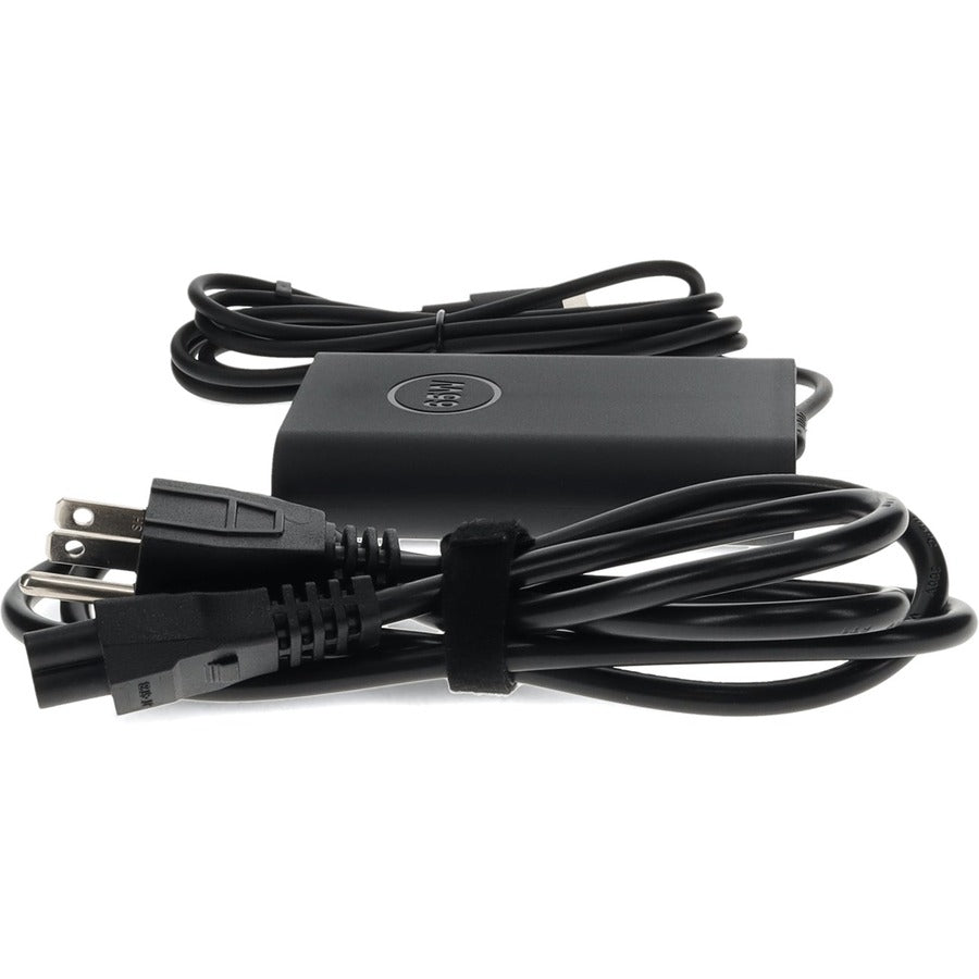 AddOn Dell&reg; 492-BCBI Compatible 65W 20V at 3.25A USB-C Laptop Power Adapter and Cable 492-BCBI-AA