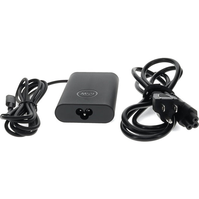 AddOn Dell&reg; 492-BCBI Compatible 65W 20V at 3.25A USB-C Laptop Power Adapter and Cable 492-BCBI-AA