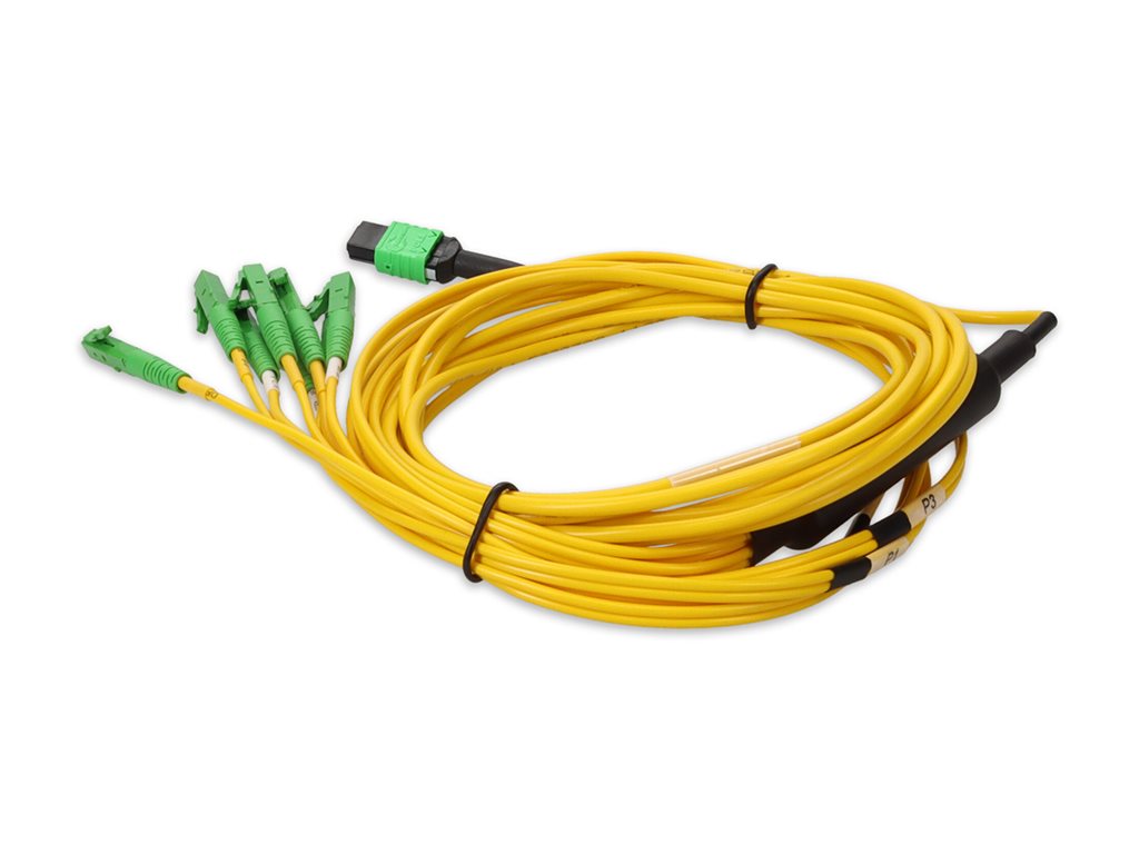 AddOn - Fanout cable - MPO single-mode (F) to LC single-mode (M) - 2 m - fiber optic - 9 / 125 micron - OS2 - OFNR -