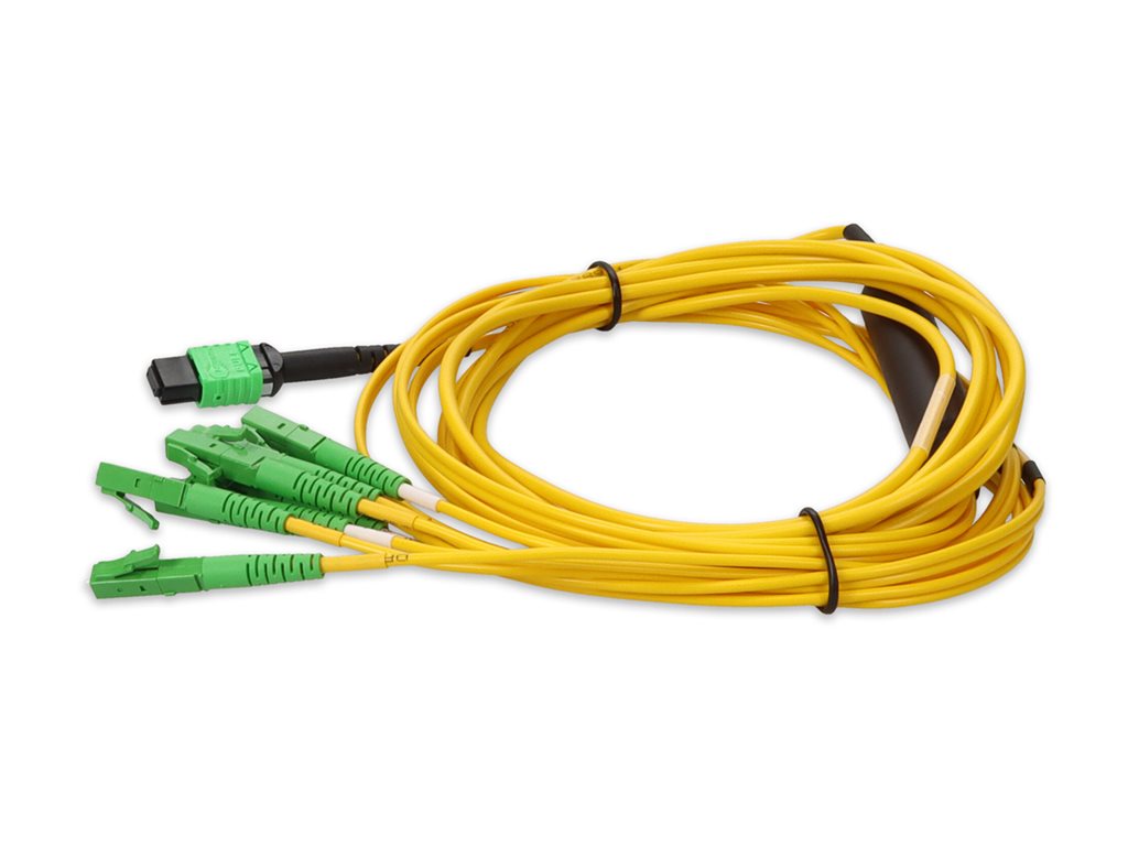 AddOn - Fanout cable - MPO single-mode (F) to LC single-mode (M) - 2 m - fiber optic - 9 / 125 micron - OS2 - OFNR -
