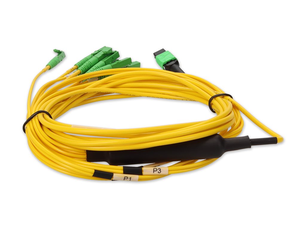 AddOn - Fanout cable - MPO single-mode (F) to LC single-mode (M) - 2 m - fiber optic - 9 / 125 micron - OS2 - OFNR -