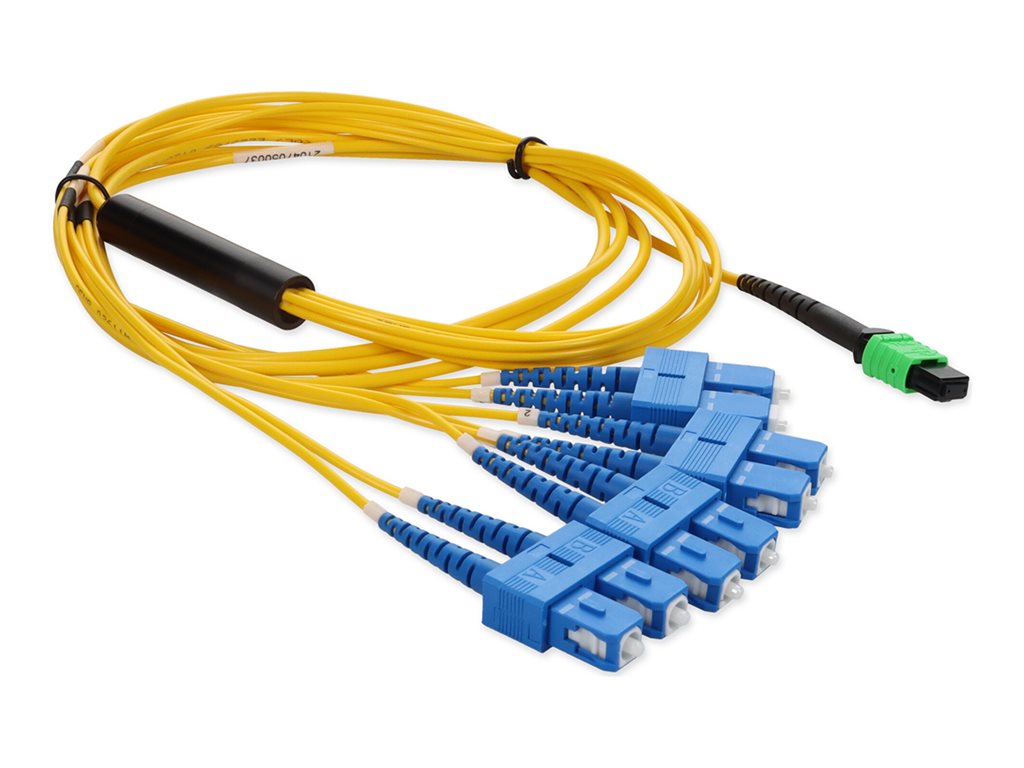 AddOn - Fanout cable - MPO/PC single-mode (F) to SC/UPC single-mode (M) - 2 m - fiber optic - simplex - 9 / 125 micron -