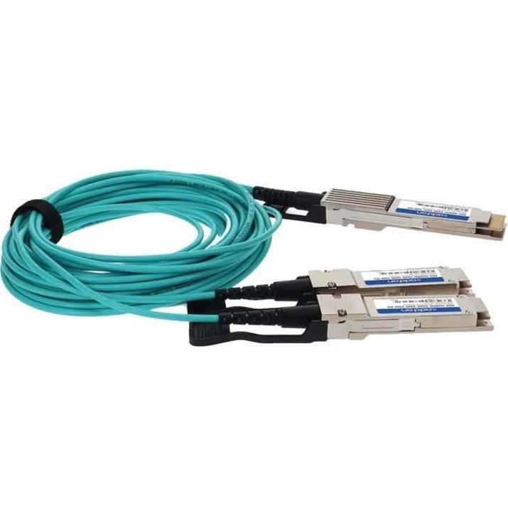 AddOn Fiber Optic Duplex Network Cable QDD-200G-2Q28-O15MAO
