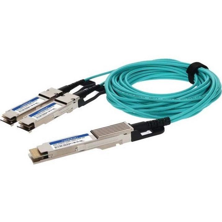 AddOn Fiber Optic Duplex Network Cable QDD-200G-2Q28-O15MAO