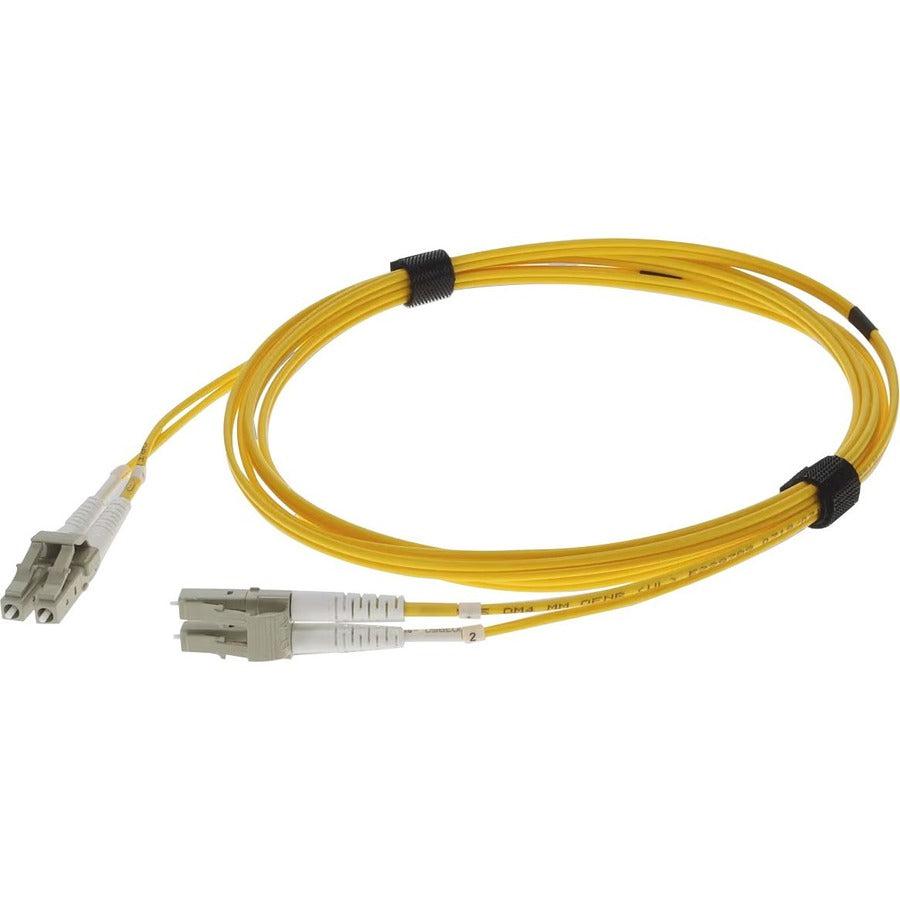 AddOn Fiber Optic Duplex Patch Network Cable ADD-LCLC10M5OM4YWTAA