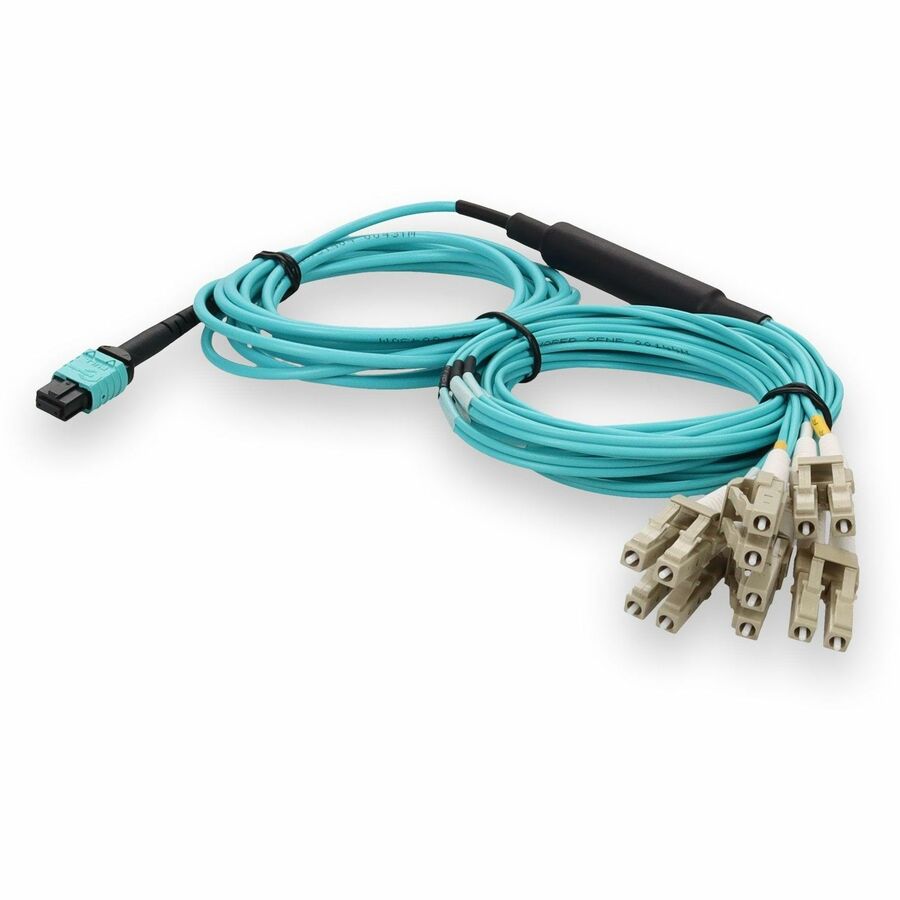 AddOn Fiber Optic Duplex Patch Network Cable ADD-MPO-6LC3M5OM4AP
