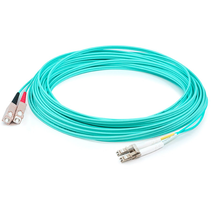 AddOn Fiber Optic Duplex Patch Network Cable ADD-SC-LC-33M5OM4