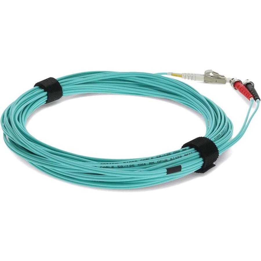 AddOn Fiber Optic Duplex Patch Network Cable ADD-ST-LC-10M5OM4TAA