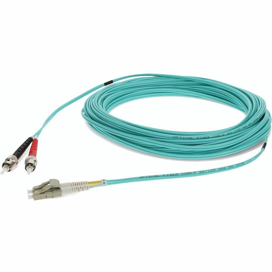 AddOn Fiber Optic Duplex Patch Network Cable ADD-ST-LC-20M5OM4TAA