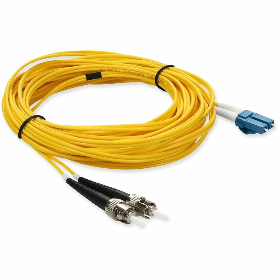 AddOn Fiber Optic Duplex Patch Network Cable ADD-ST-LC-5M9SMF-TAA