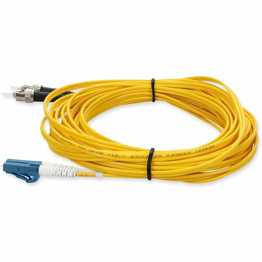 AddOn Fiber Optic Duplex Patch Network Cable ADD-ST-LC-5M9SMF-TAA