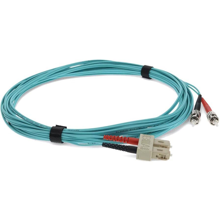 AddOn Fiber Optic Duplex Patch Network Cable ADD-ST-SC-10M5OM4TAA