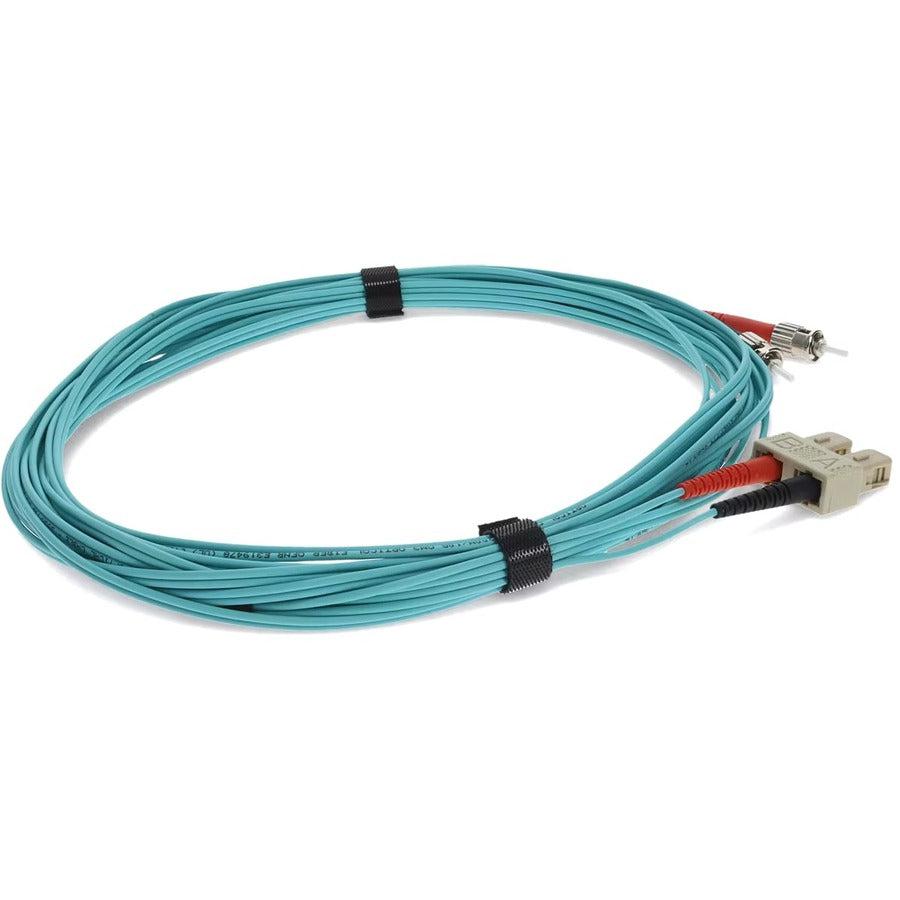 AddOn Fiber Optic Duplex Patch Network Cable ADD-ST-SC-10M5OM4TAA