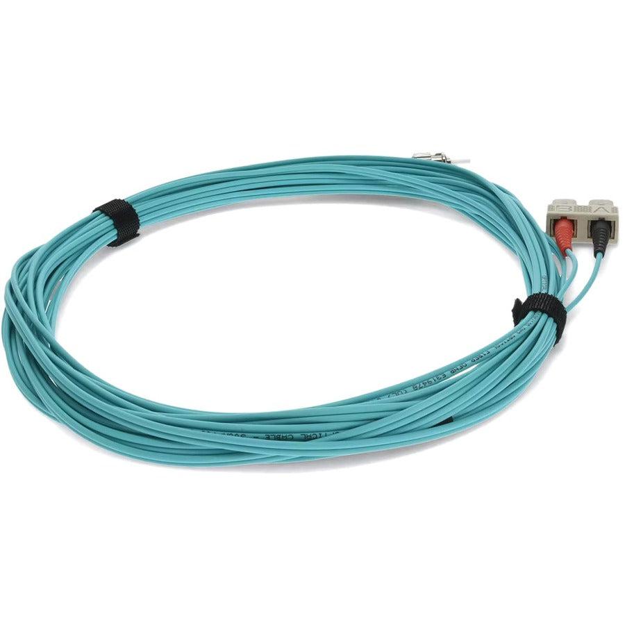 AddOn Fiber Optic Duplex Patch Network Cable ADD-ST-SC-10M5OM4TAA