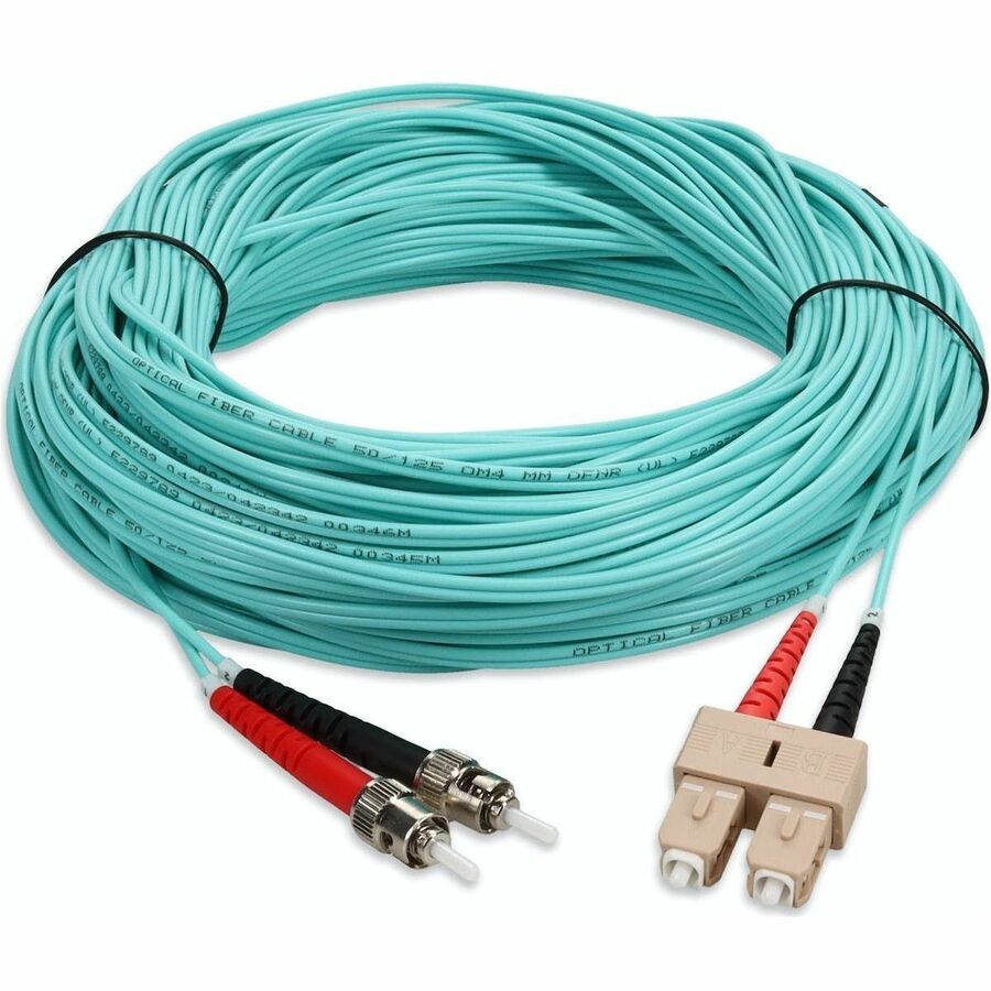 AddOn Fiber Optic Duplex Patch Network Cable ADD-ST-SC-20M5OM4TAA