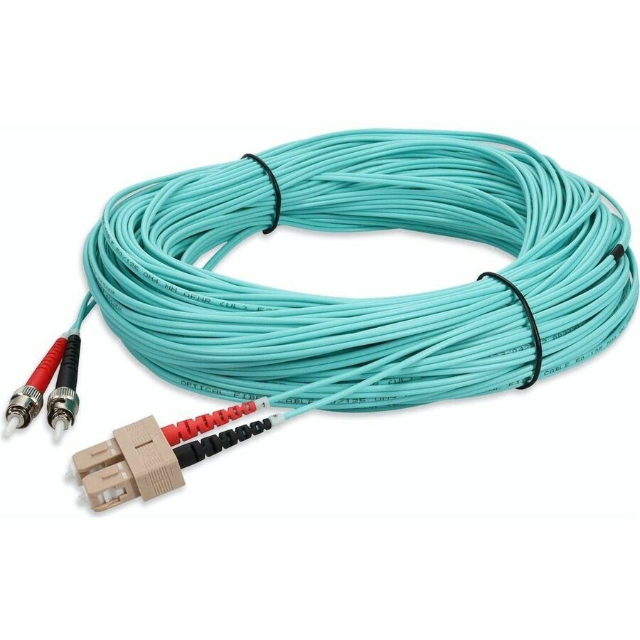 AddOn Fiber Optic Duplex Patch Network Cable ADD-ST-SC-20M5OM4TAA