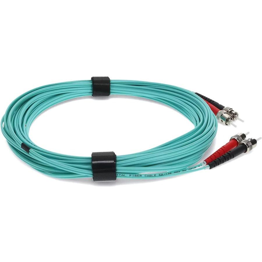 AddOn Fiber Optic Duplex Patch Network Cable ADD-ST-ST-10M5OM4TAA