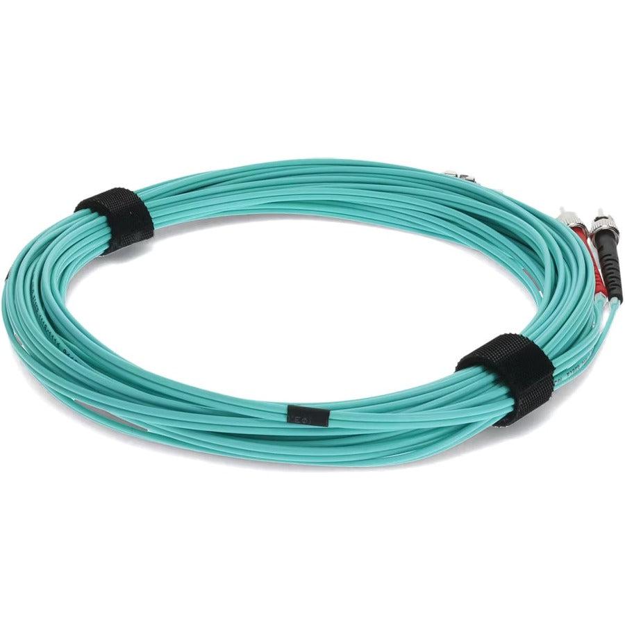 AddOn Fiber Optic Duplex Patch Network Cable ADD-ST-ST-10M5OM4TAA