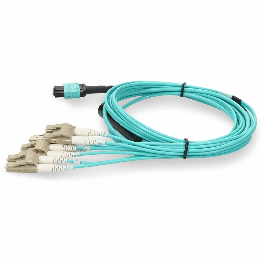 AddOn Fiber Optic Fan-out Network Cable - 16.40 ft Fiber Optic Network Cable for Network