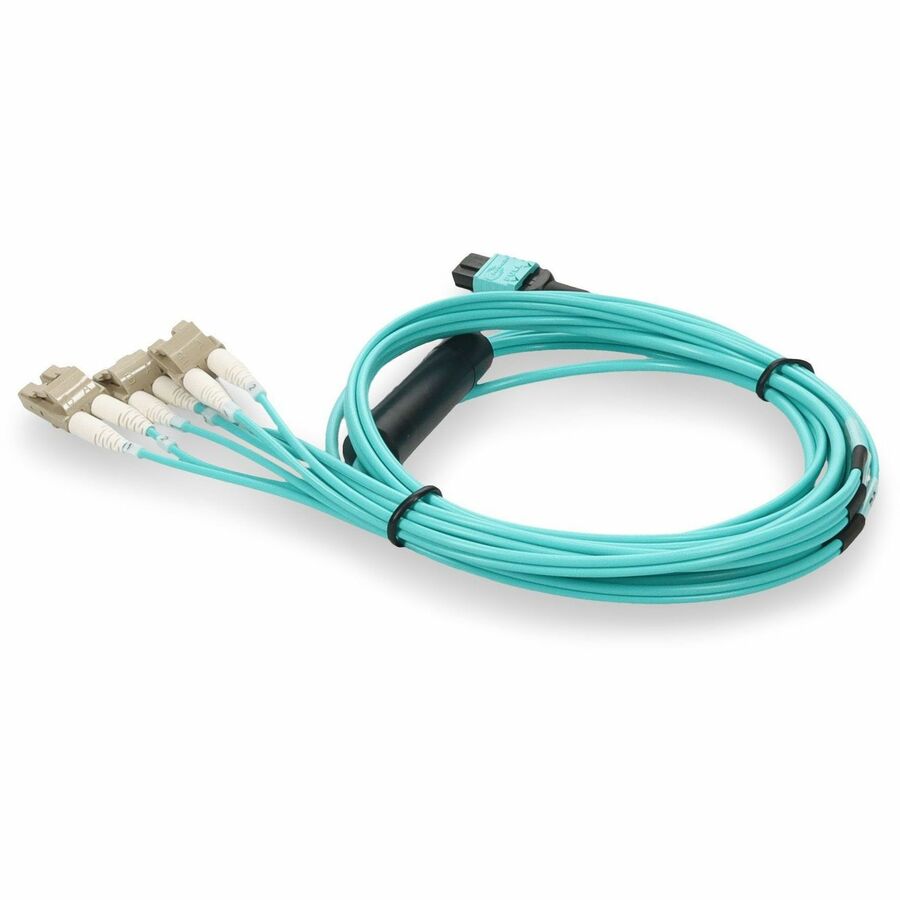 AddOn Fiber Optic Fan-out Network Cable - 16.40 ft Fiber Optic Network Cable for Network
