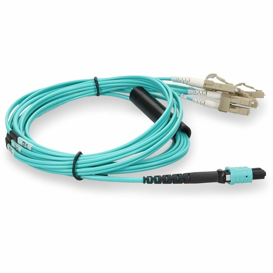 AddOn Fiber Optic Fan-out Network Cable - 16.40 ft Fiber Optic Network Cable for Network