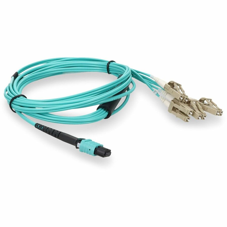 AddOn Fiber Optic Fan-out Network Cable - 16.40 ft Fiber Optic Network Cable for Network