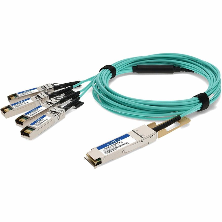 AddOn Fiber Optic Network Cable AOC-Q-4S-100G-10M-AO