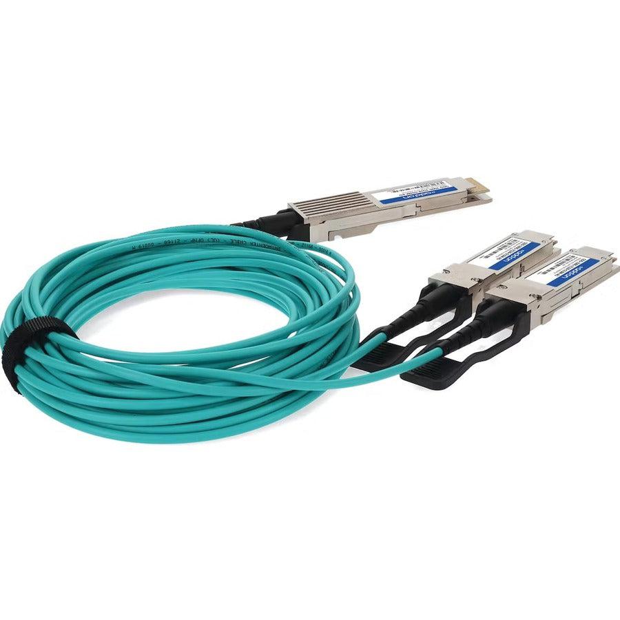 AddOn Fiber Optic Network Cable QDD-200G-2Q28-O10MAO