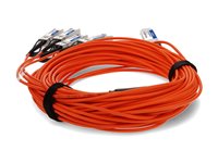 AddOn Fiber Optic Network Cable QSFP-4SFP-AOC20M-OE-AO