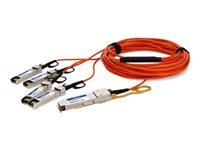 AddOn Fiber Optic Network Cable QSFP-4SFP-AOC3M-OE-AO