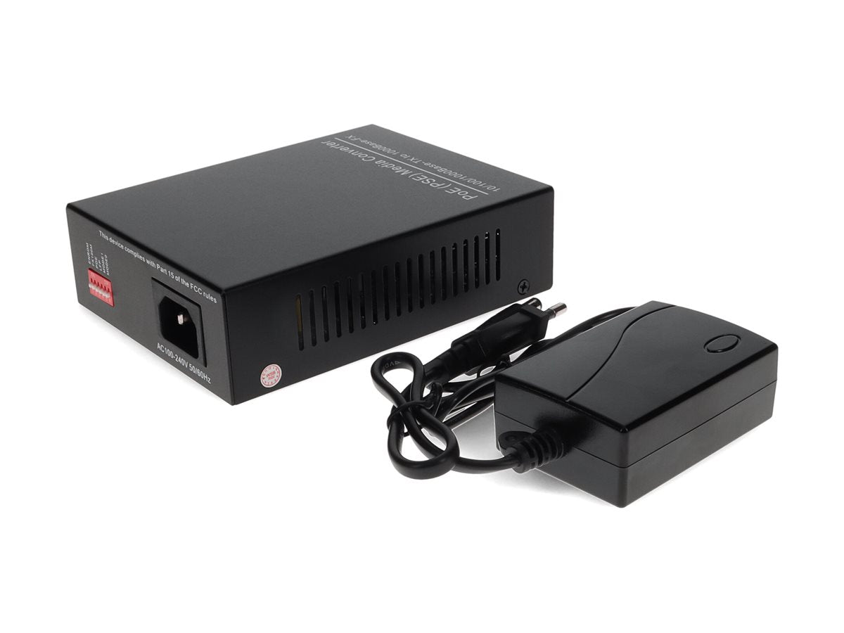 AddOn - Fiber media converter - 1GbE - 1000Base-TX - RJ-45 / SFP (mini-GBIC) ADD-GMC-SFP-POE-EU