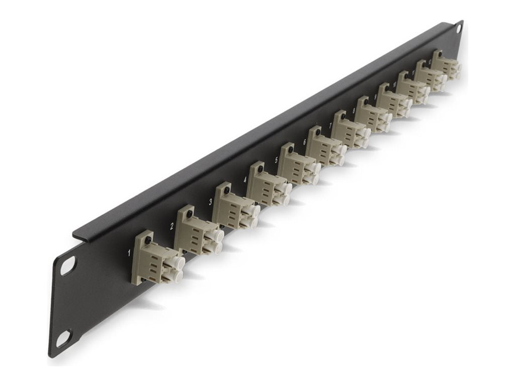 AddOn - Fiber-optic adapter plate - LC x 12