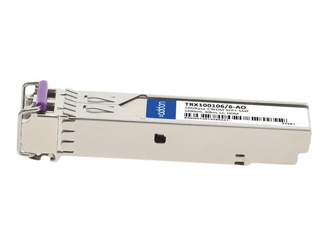 AddOn Infinera TRX100106/6 Compatible TAA Compliant 10GBase-CWDM SFP+ Transceiver (SMF, 1490nm, 40km, LC, DOM) TRX100106/6-AO