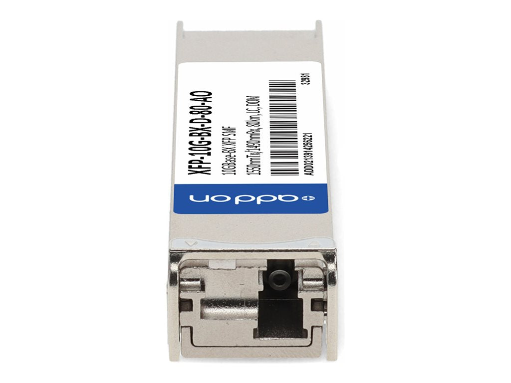 AddOn MSA Compliant 10GBase-BX XFP Transceiver - XFP transceiver module - 10 GigE - 10GBase-BX - LC single-mode - up to