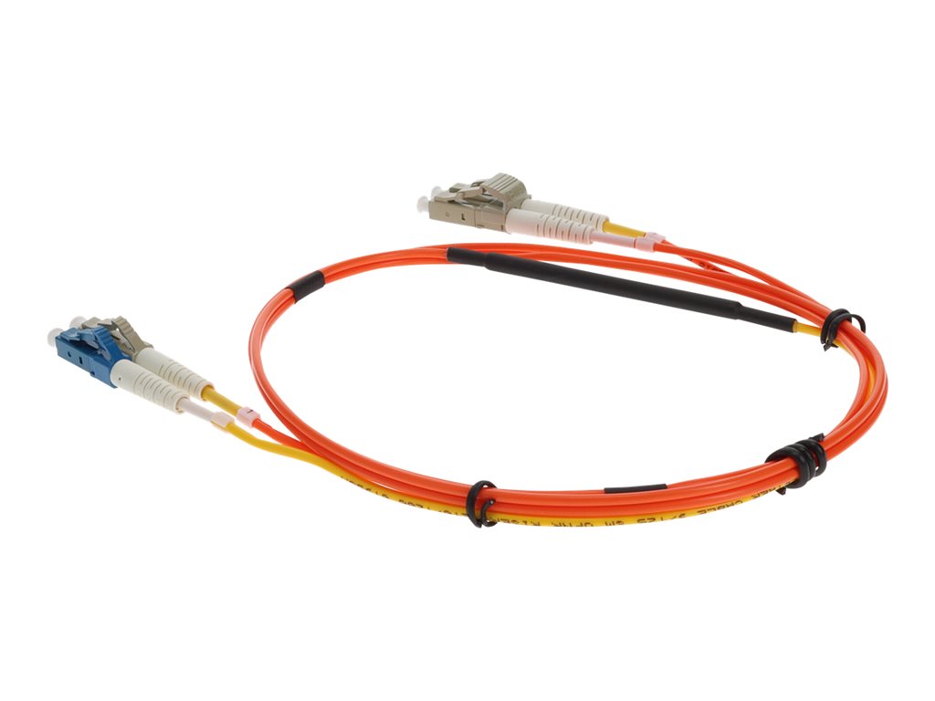 AddOn - Mode conditioning cable - LC/UPC multi-mode (M) to LC/UPC multi-mode, LC/UPC single-mode (M) - 5 m - 9 / 50 /125