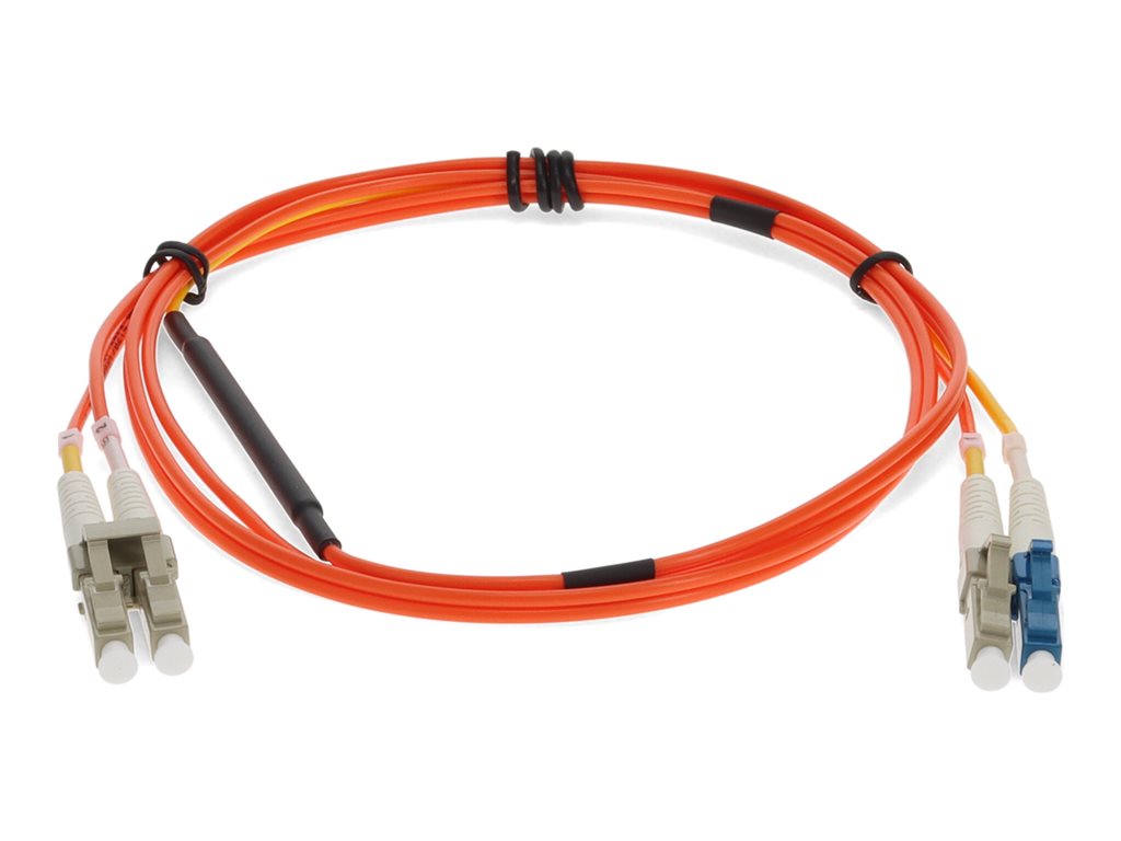 AddOn - Mode conditioning cable - LC/UPC multi-mode (M) to LC/UPC multi-mode, LC/UPC single-mode (M) - 5 m - 9 / 50 /125